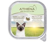 Paštetas sterilizuotoms katėms su kalakutiena ir bulvėmis ATHENA, 100 g