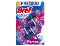 WC valiklis-gaiviklis BREF COLOR AKTIV FRESH FLOWER (3vnt.), 150 g