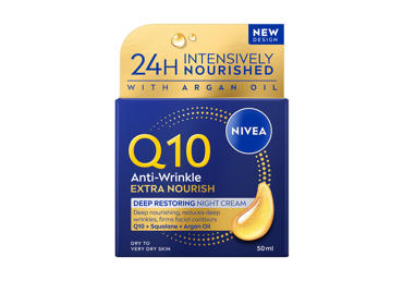 NIVEA Q10 ANTI-WRINKLE EXTRA NOURISH kremas, 50 ml