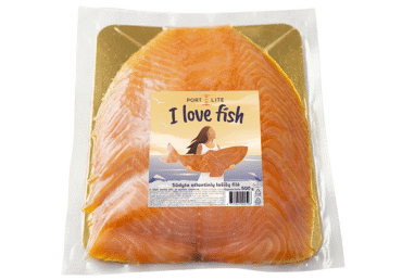 Sūdyta atlantinių lašišų filė, pjaustyta, 500 g