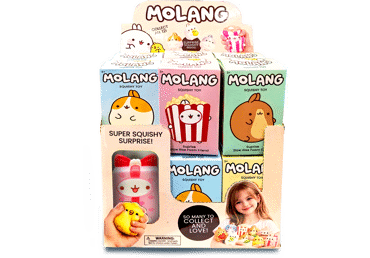 Suspaudžiamas žaislas MOLANG, 1 vnt. - 1