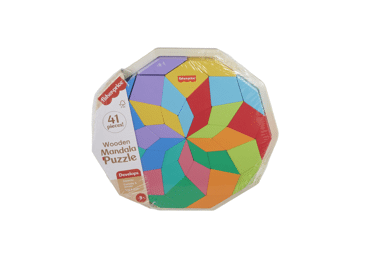 Fisher - price medinė dėlionė mandala - 2