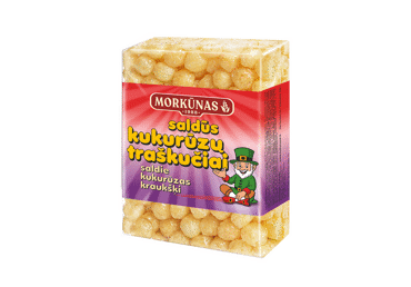 Saldūs kukurūzų traškučiai MORKŪNAS, 45 g