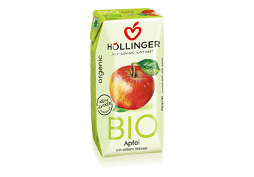 Ekologiškas obuolių nektaras HOLLINGER BIO (60%), 200 ml