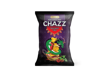Bulvių traškučiai CHAZZ THAI, aitriųjų paprikų skonio, 90 g