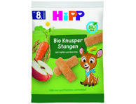 Ekologiškos obuolių ir morkų lazdelės, HiPP