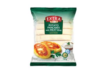 Šaldyti ŽEMAIČIŲ blynai su mėsos įdaru EXTRA LINE, 700 g