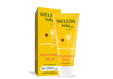 Vaikiškas veido kremas WELEDA su medetkomis, 50 ml
