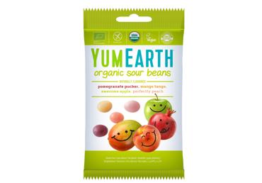 Ekologiški saldainiai YUMEARTH SOUR BEANS, 50 g - 2