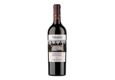 Raudonasis pusiau saldus vynas TAMADA KINDZMARAULI, 750 ml