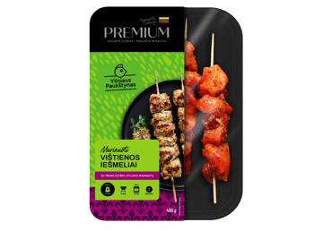 Višč. šlaunelių mėsos iešmeliai PREMIUM su prancūz. marinatu, 480 g