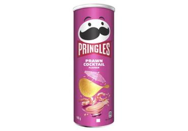 Traškučiai PRINGLES, krevečių skonio, 165 g