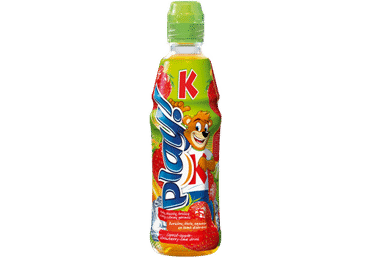 Morkų, braškių, žaliųjų citrinų, obuolių gėrimas KUBUS PLAY, 400 ml