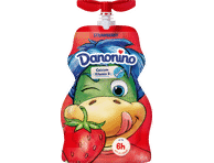 Valgomasis jogurtas DANONKI, braškių skonio, 2,2 % rieb., 70 g