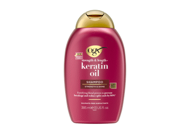 Plaukų kondicionierius OGX su keratino aliejumi, 385 ml