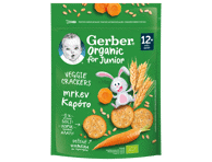 Krekeriai GERBER Organic, morkų skonio, 100 g LT EKO 001