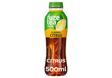 Šalta citrusinių vaisių skonio arbata FUZE, 500 ml