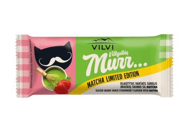 Gl. varškės sūrelis MURR, braškinės mačios sk., 30 % rieb., 40 g