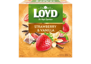 Vaisinė arbata LOYD, braškių ir vanilės skonio, 40 g - 1