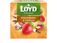 Vaisinė arbata LOYD, braškių ir vanilės skonio, 40 g