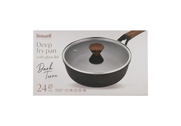 Gili keptuvė su dangčiu UNIWELL, 24 cm - 1