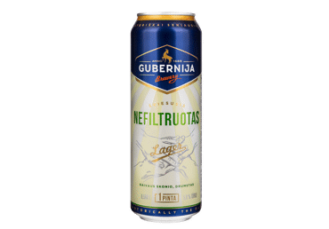 Šviesusis nefiltruotas alus GUBERNIJA, 568 ml