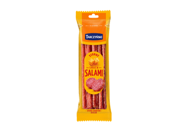 Vytintos kiaulienos lazdelės su sūriu TARCZYNSKI SALAMI, II r., 80 g