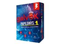 Stalo žaidimas GALVOK PAPILDINYS