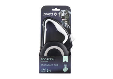 Automatinis pavadėlis LOVETT, 5 m, 50 kg, 1 vnt.