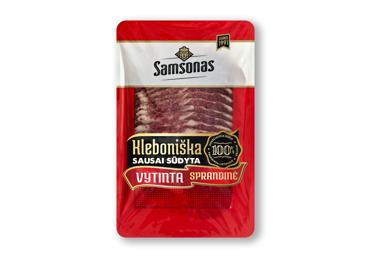 Vytinta KLEBONIŠKA sprandinė, sausai sūdyta, a. r., 100 g